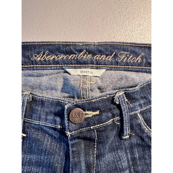 Vintage Abercrombie and Fitch Y2K Low Rise Boot Cut Denim Retro Preppy Trendy - Picture 5 of 6